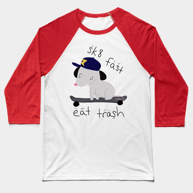 Sk8er Poss Baseball T-Shirt by starsinjars